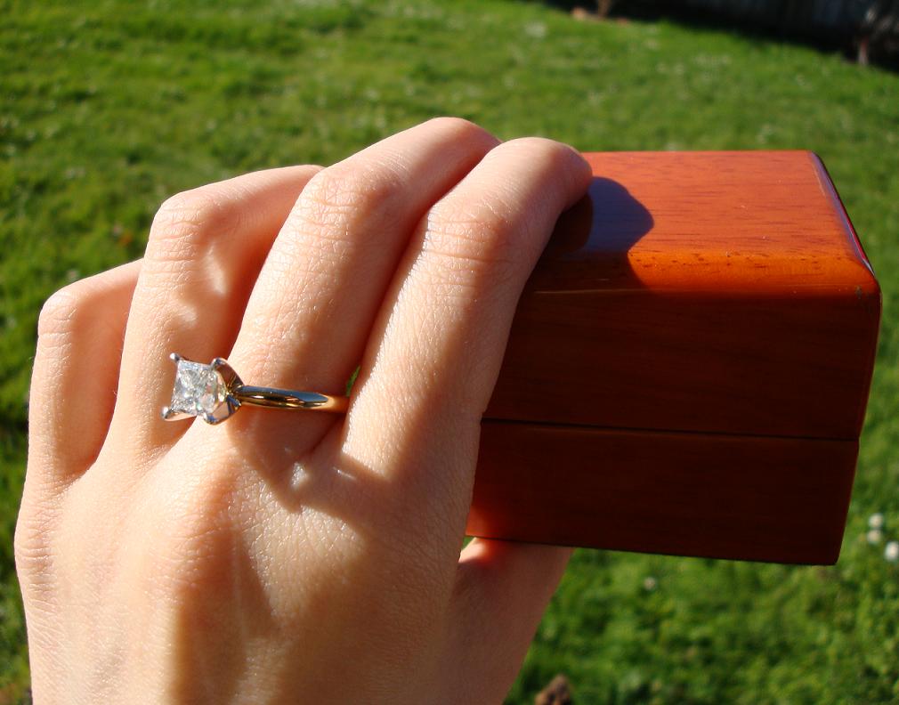 .87CT GENUINE NATURAL CLEAN DIAMOND SOLITAIRE RING